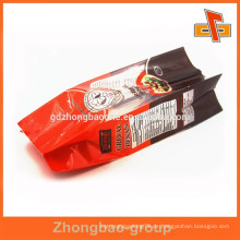 Guangzhou benutzerdefinierte Kunststoff Lebensmittel Verpackung Tasche mit Zwickel für besan / Gebäck